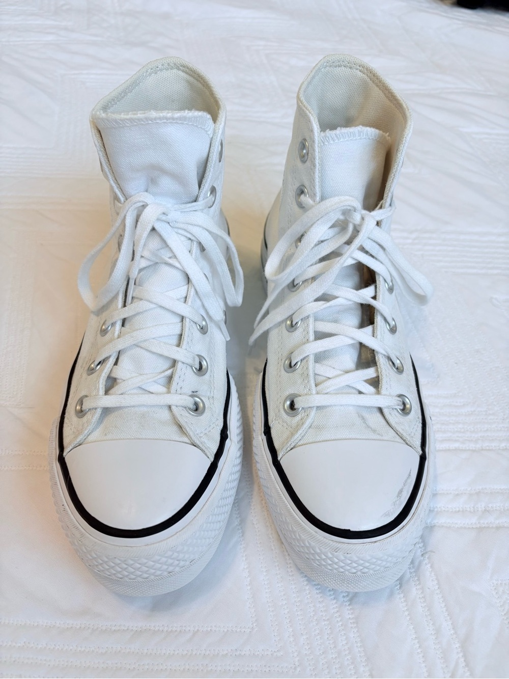 Converse Women's White Chuck Taylor All-Star Platform Lift High Top